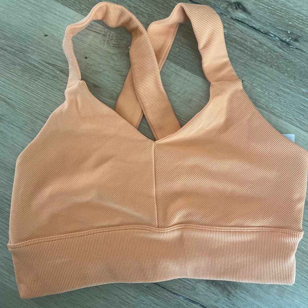 ALO emulate bra size large orange